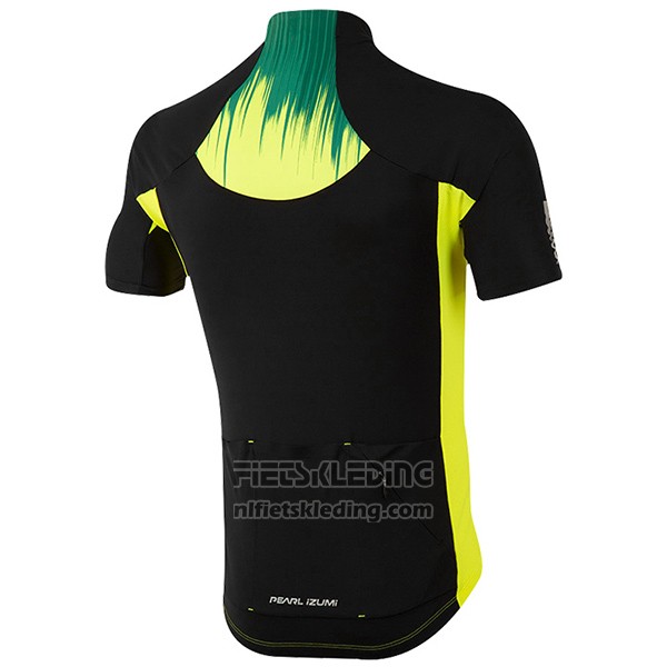 2017 Fietskleding Pearl Izumi Geel en Zwart Korte Mouwen en Koersbroek